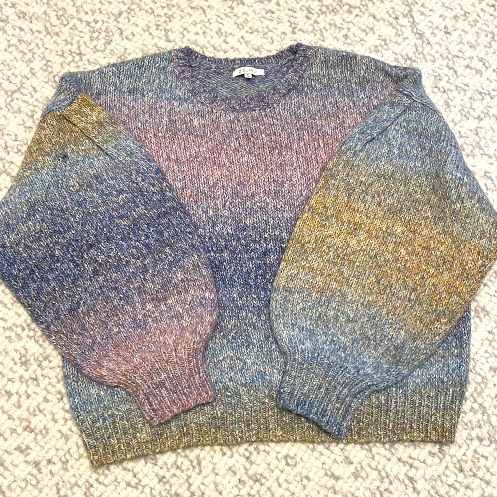 Z Supply Ombré Sweater Size Small